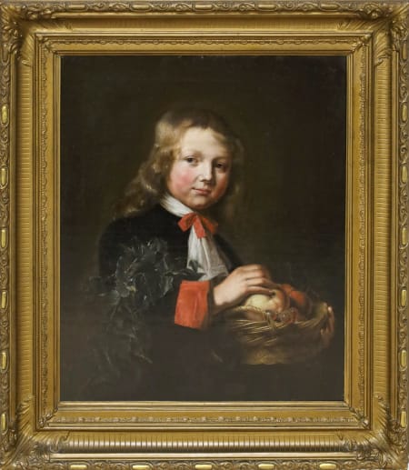 Jan De Bray — Ritratto di fanciullo con edera